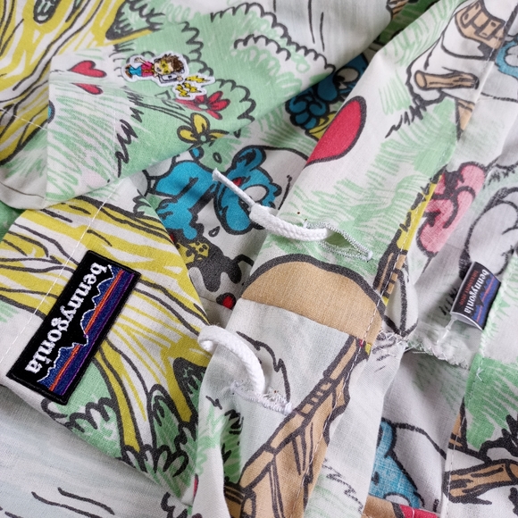 Custom Reworked Vintage SMURFS Shorts Bennygonia - Picture 7 of 12